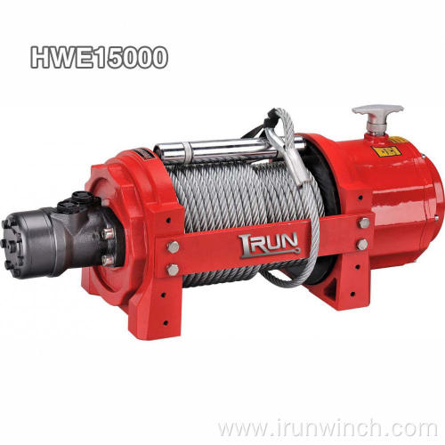 Industrial Hydraulic Towing Winch 15000 lb